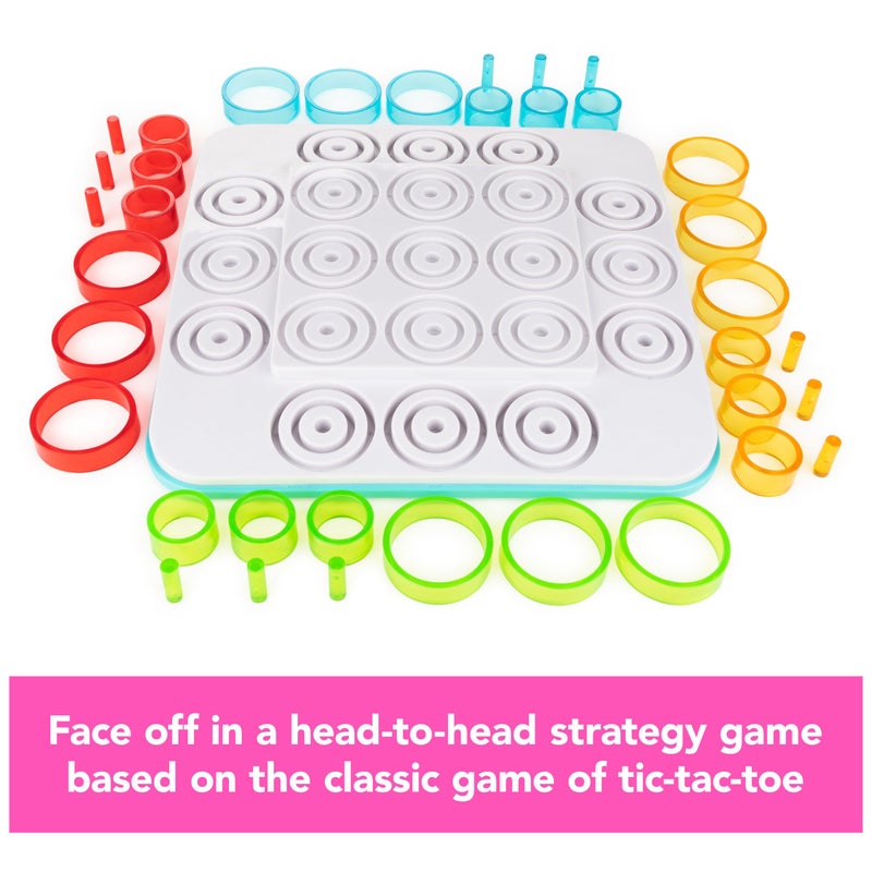marbles Spin Master Games, Otrio Strategy-Based Board Game, Classic Game, Advanced Tic Tac Toe STEM Activity, 2 Players, for Ages 8 & Up - Image 3